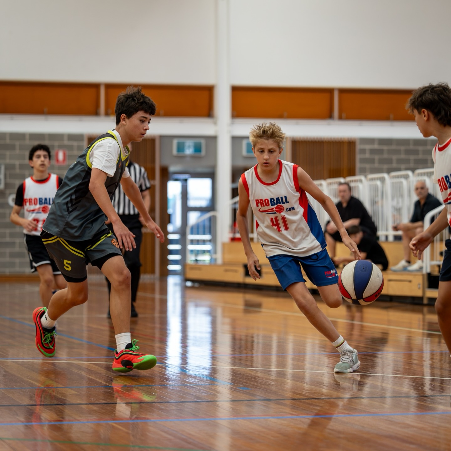 Young Sydney basketball athlete preparing for REP basketball tryouts through repetition, training and confidence-building at ProBall.